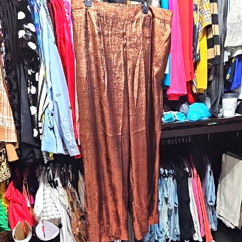 Elegant Copper Trousers